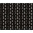 thumbnail image 1 of AP_1000 - Rayure Moderne Coupe Carré en Relief Textures Noir Papier Peint Rouleau, 1 of 1