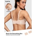 thumbnail image 3 of Sujetador inalámbrico Vertvie Jelly Push Up Plunge Nude, talla L, 3 of 7