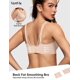 thumbnail image 3 of Sujetador inalámbrico Vertvie Jelly Push Up Plunge Nude, talla L, 3 of 7