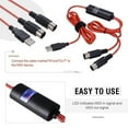 WINDLAND USB MIDI Cable MIDI to USB inOut Cable Adapter Connect Piano