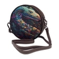 thumbnail image 2 of Lsque Colorful Patterned Snake Pattern Shoulder Bag – Microfiber Leather Crossbody with Detachable Strap & Handle Ring, Waterproof & Durable, Elegant Everyday Carry, 2 of 5