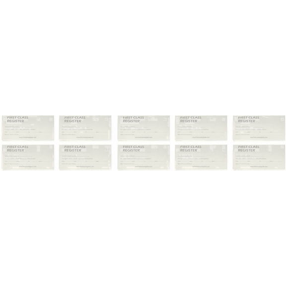 10 Checkbook Transaction Registers Record Book and Ledger by First Class Register