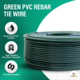thumbnail image 2 of Alambre para amarre de varilla SIMBA STEEL calibre 16 PVC verde rollo de 91 m, 2 of 7