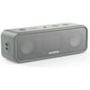 Anker Soundcore 3 Portable Bluetooth Speaker Stereo PartyCast Tech IPX7,Gray