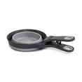 thumbnail image 6 of Dexas Pets KlipScoop Collapsible Dog Food Scoop with Bag Clip, Light Gray, 2 Cup Capacity, 6 of 7
