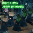 thumbnail image 6 of Moving and Noising Motorized Crawling Creepy Severed Hand Halloween Prop Sound Activated Moving Scary Haunted House Decor,Halloween Horror Party Ornament,Yard Decoration-Battery-Powered,C, 6 of 10