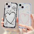 thumbnail image 2 of Samsung A14 A13 A04 A12 A03S A02S A53 A73 A33 A23 A52 A51 A71 A72 A32 A22 A50 A50S A30S A02 A21S S22 Funda Transparente De Amor De Dibujos Animados Suave TPU Lente Protección Cubierta Trasera, 2 of 4