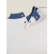 Little Star 100% Organic Cotton 2-Pack Baby Boy Sweatshirt Rompers