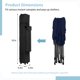 thumbnail image 4 of Bolsa universal con ruedas para toldo, bolsa impermeable para tienda de campaña con 3 asas, bolsa de transporte con toldo de tela Oxford 800D, bolsa de almacenamiento, accesorios para toldo, 9,4 × 9,4, 4 of 5