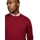 thumbnail image 3 of Jersey Tommy Hilfiger liso con cuello redondo para hombre, color rojo, talla L, 3 of 4
