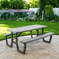 thumbnail image 1 of Lifetime 182.9 cm (6 ft.) Folding Picnic Table, 1 of 6