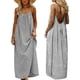 thumbnail image 1 of Una Línea Vestidos de Verano para las Mujeres 2025 sin Mangas Cami Espagueti Correa Vestidos para las Mujeres Vestido de Sol Largo Flujo, 1 of 9