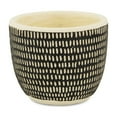 thumbnail image 2 of Cheungs Sankabe Black Ceramic Dotted Pattern Pottery Large, 2 of 5