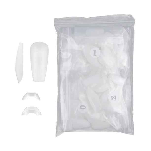 Puntas de Uñas postizas Yuyangstore Transparentes 504 piezas