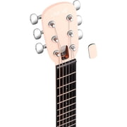 LAVA MUSIC LAVA ME play 36 Acoustic-Electric Guitar With Lite Bag - Light Peach-Frost White