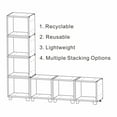 thumbnail image 4 of UNiPLAY Modular Bookcase Storage Organizer - 3 Piece, 4 of 4
