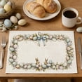thumbnail image 2 of PUSPU Easter Themed Placemats Rabbits And Easter Egg Patterns Mats Party Decoration Placemats Festive Mood Decorations, 2 of 6
