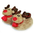 thumbnail image 3 of Fuzzy Animal Slippers for Toddler and Little Kids, Moose Giraffe Dog Slippers for Boys Girls (Toddler Kid Size 6-8, Moose), 3 of 6