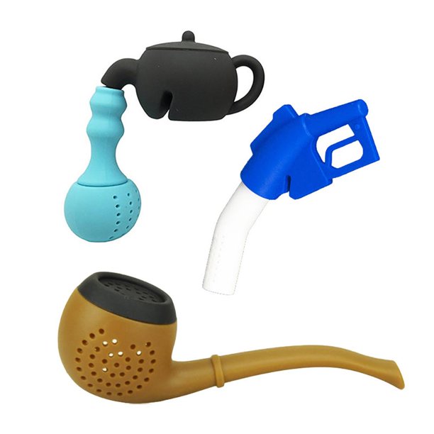 Colador De Té De Silicona Juego De Infusores De Té Incluye Tetera Pistola De Té Y Filtro De Té Regalo Para Los Amantes Del Té Inevent HA035686-00