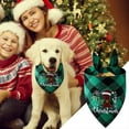 thumbnail image 2 of Pet Collars Christmas Dog Bandana Classic Triangle Print Holiday Accessories for Ideal for Small to Large Dogs and Cats, 2 of 9