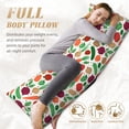 thumbnail image 5 of Lsque Vegetables Body Pillow Case Cover,Ultra-Soft Microfiber Bed Pillow Cases 20x54 inches,Elegant Bedding,Breathable Durable Pillow Cover with Envelope Closure, 5 of 8