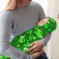 thumbnail image 4 of Picia St Patrick's Day2 Pattern Baby Soft Dot Blanket with Silky Satin Backing Baby Gifts for Boys and Girls (30" x 40"), 4 of 9