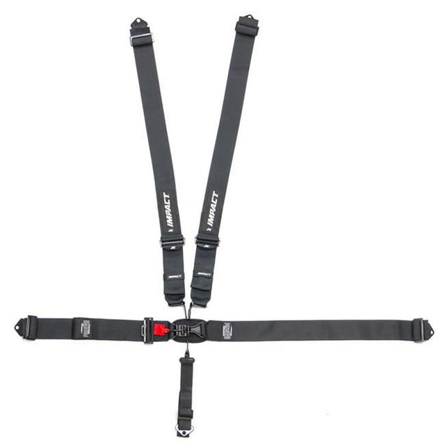 Impact Racing 51112116 NASCAR & Stock Car Latch & Link 5 Point Restraint System - Individual Shoulder Harness & Pull Down