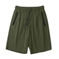 thumbnail image 3 of VNKIDY Womens Elastic Waist Mesh Basketball Shorts With Zipper Pockets Adjustable Drawstring Casual Loose Fit Shorts For Sports Daily Activities Cozy Bottoms, 3 of 3