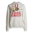 thumbnail image 6 of Peanuts Juniors' Good Grief Holiday Hoodie, 6 of 6