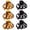 Black, Tortoise, variant on Big Claw Hair Clips for Thick Hair, 3.2" Matte Octopus Large Clips for Women and Girls, Strong Hold Jumbo Clips for All Hair Types, 6 Pack (Neutral)