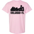 thumbnail image 3 of Inktastic Orlando Skyline with Grunge T-Shirt, 3 of 5