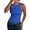 Blue, variant on Summer Tops for Women Sleeveless Tank Top Casual Ribbed Racerback Basic Thick Strap Shirts Tops on Sale