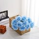 thumbnail image 4 of Rosas Artificiales Decoracion, Artigreen 10 Rosas Artificiales con Tallo, Rosas Artificiales De Seda, Adecuado para La Decoración De Bodas, Ramo de Novia,Boda,Fiesta,Decoración del Hogar (AZUL), 4 of 4
