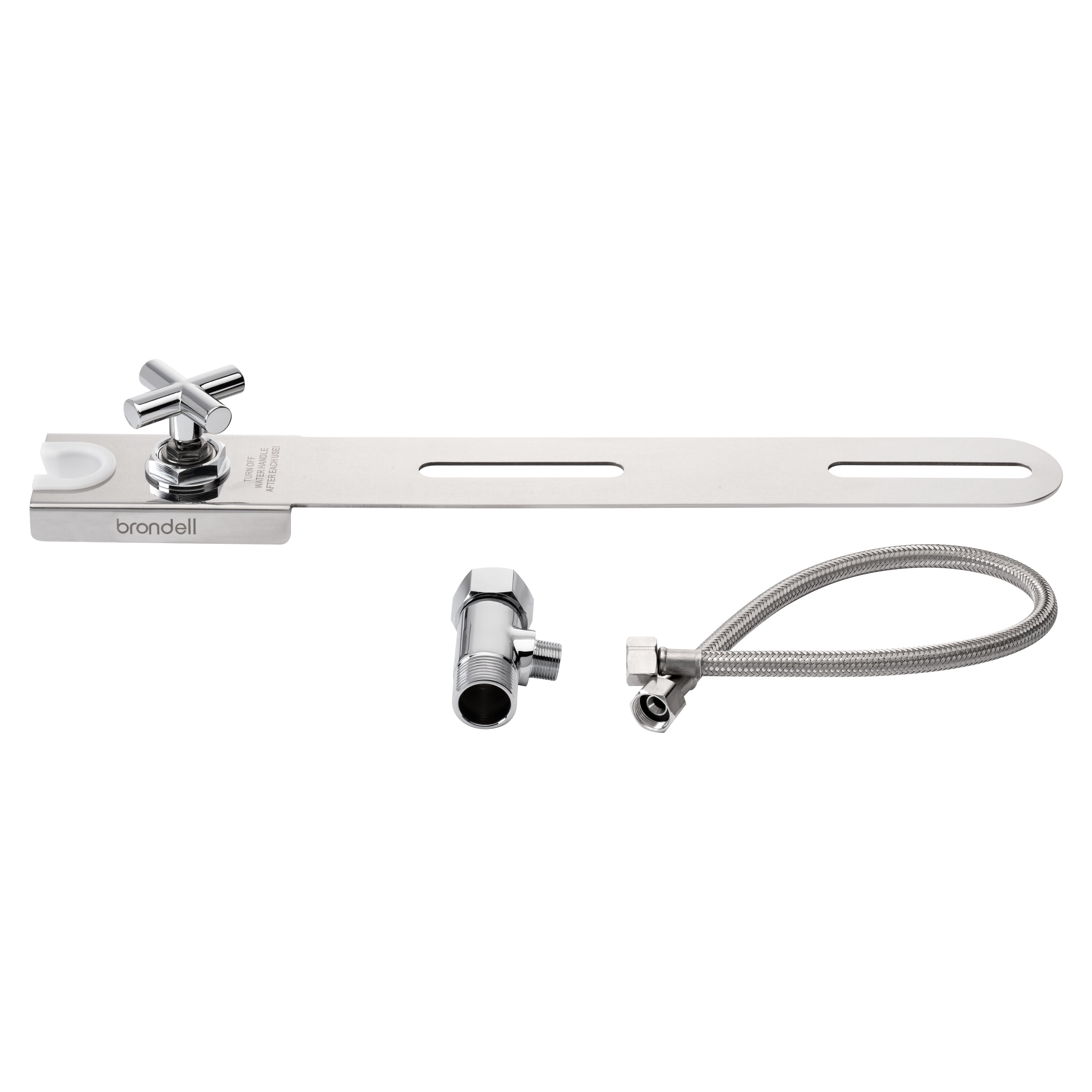 Hand-Held Bidet Holster with Integrated Shut Off