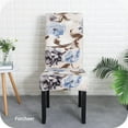 thumbnail image 3 of Large Chair Covers for Dining Chairs Set of 4,Blooming Flowers Stretch Dining Room Chair Cover Kitchen Parsons Chair Slipcovers (Pack of 4, Blooming Flowers), 3 of 6