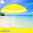 thumbnail image 3 of PMU Multi Stripes with Multi-Color Beach Umbrellas 78 Inch Fruity-Lemon Pkg/1, 3 of 6
