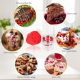 thumbnail image 4 of Cherry Pitter Tool, 2025 New Effortless Cherry Core Pit Remover, Portable 7 Holes Cherry Seed Remover Fruit Seed Remover, Multi-Function Cherries Corer Remover Tool for Home Kitchen (red), 4 of 6
