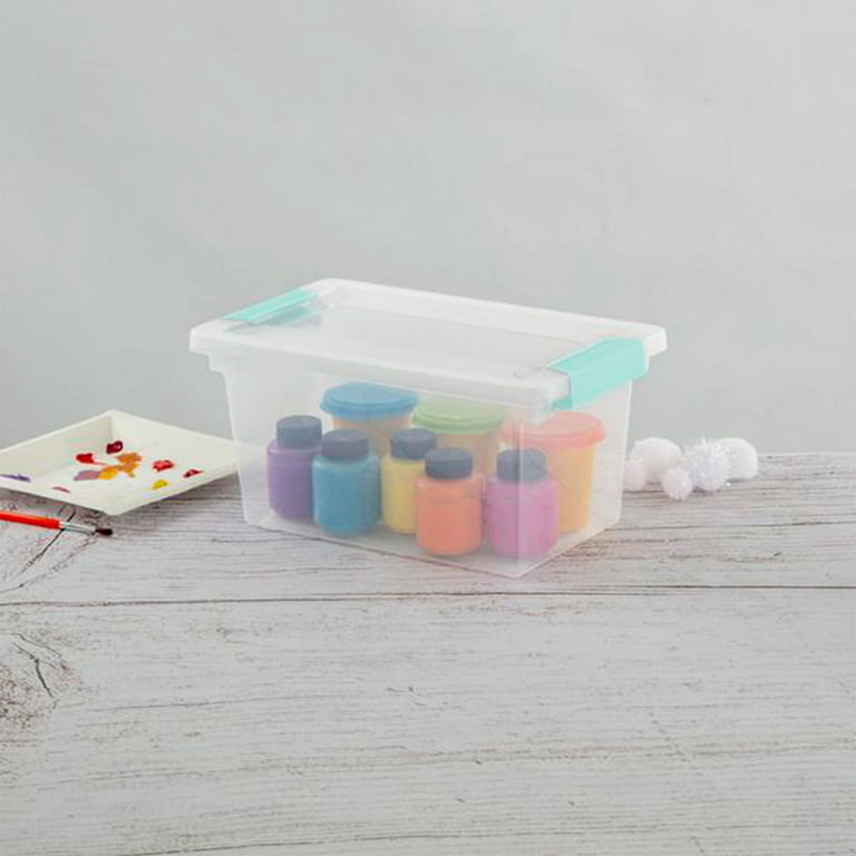 Sterilite Plastic Mini Clip Storage Box Container with Latching Lid, 12  Pack, 12pk - Fred Meyer