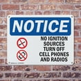 thumbnail image 4 of (2 Pack) No Ignition Sources Turn Off OSHA Notice Sign 24 Inch X 18 Inch Plastic Sign, Weather Resistant, UV Protected for Workplace, Business, and Construction Site, Made in the USA, 4 of 8