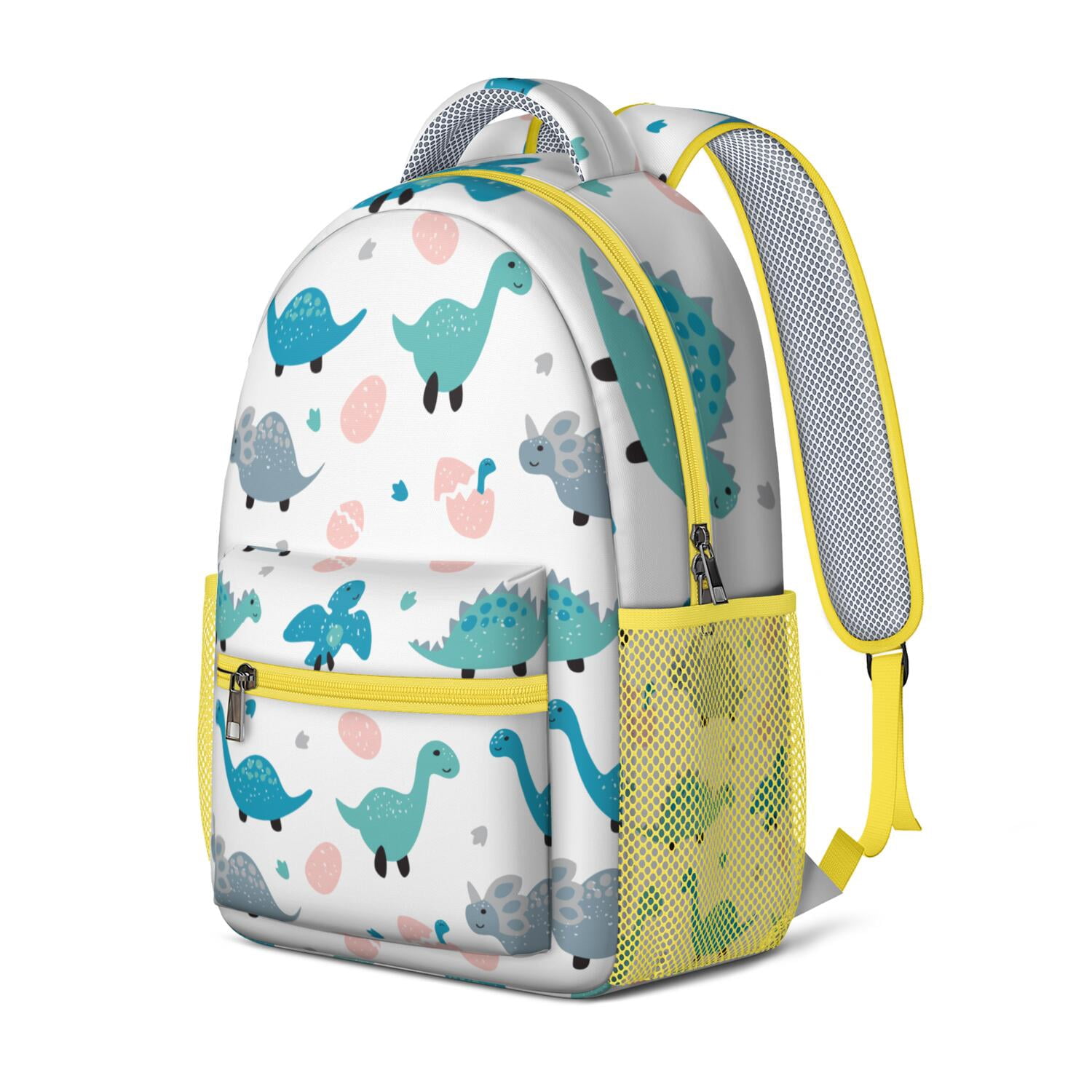 Watercolor Dinosaur Artwork Backpack - Stylish & Durable Daypack for College Students