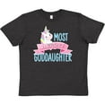 thumbnail image 3 of Inktastic Most Magical Goddaughter- Cute Unicorn Youth T-Shirt, 3 of 5