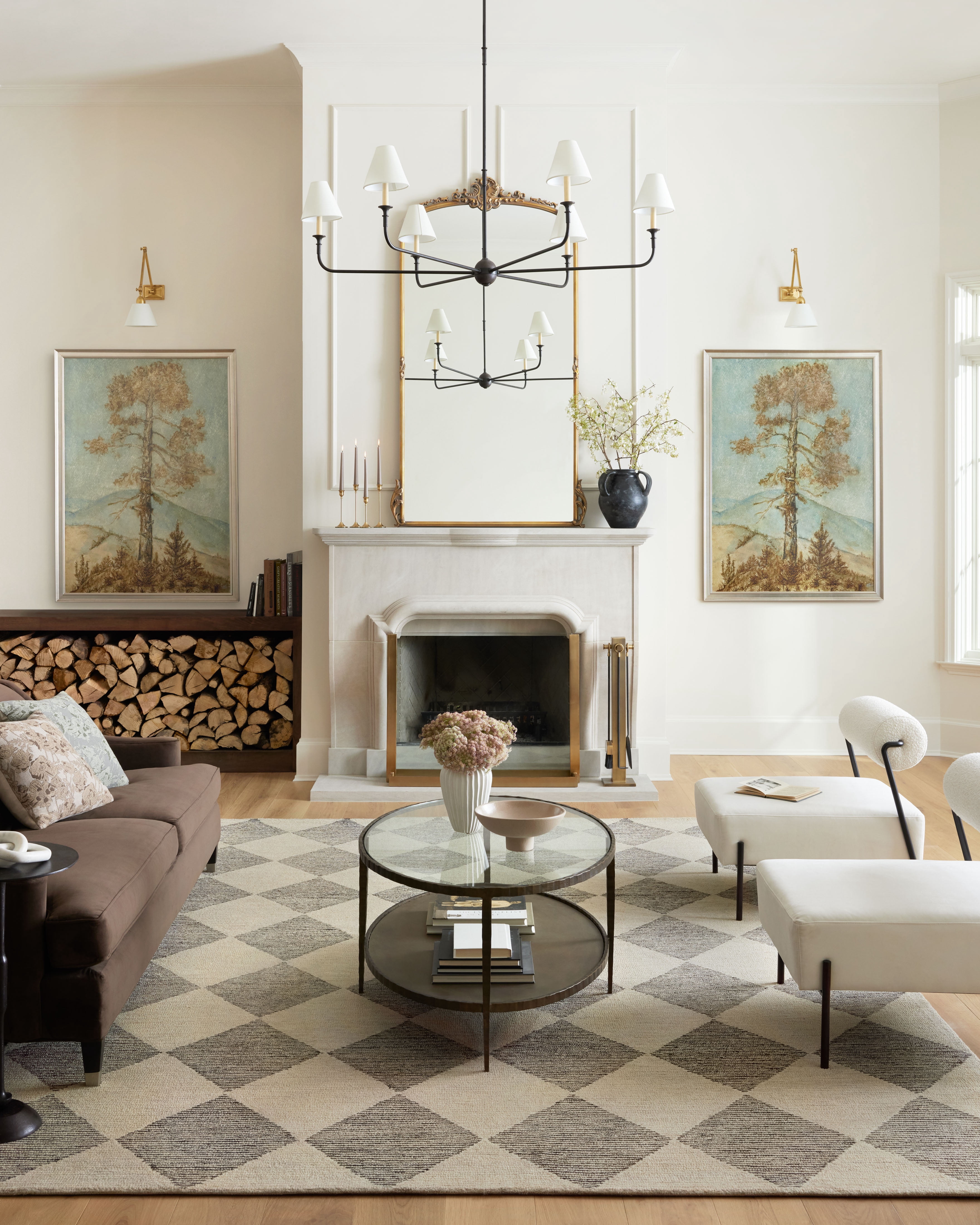 Chris Loves Julia x LoloiFrancis Beige / Charcoal 11'-6" x 15' Area Rug