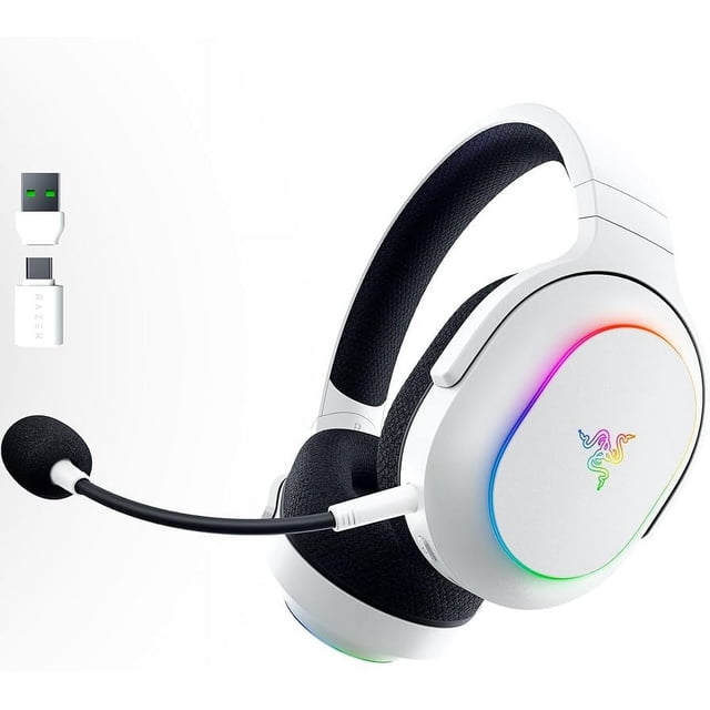 Auriculares inalámbricos con iluminación Razer - Barracuda X Chroma Blanco