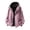 Hot Pink, variant on Men 2‑in‑1 Removable Fleece Liner Windproof Jacket, Outdoor Casual Hooded Outerwear with Zipper Pockets