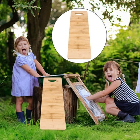 MLINS Washboard for Washing Clothes Mini Washboard Old-fashioned Laundry Washboard