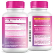 Pink Stork No Flow Support Supplement for Breastfeeding Moms, Thiamin, Mood and Energy, 60 Capsules
