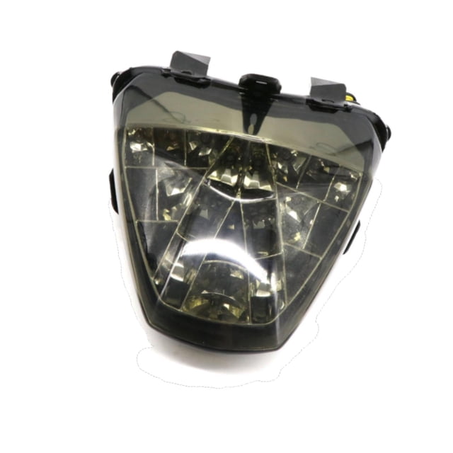 Luz trasera LED para motocicleta, luz trasera de frenos, reemplaza piezas de reparación, indicador de conducción Premium, lámpara de señal de Concha negra