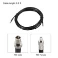 thumbnail image 2 of Uxcell TS9 Male to TS9 Female RF Coaxial Extension Cable RG174 Jumper Cable 6.6ft, 2 of 6