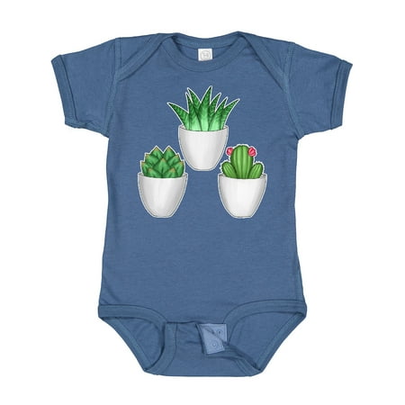 

Inktastic Succulents and Cactus Illustration Boys or Girls Baby Bodysuit