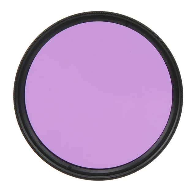 Filtre d'Objectif Pleine Couleur, Filtre d'Appareil Photo Numérique Moulage Basse Couleur Haute Définition Meulage Faible Reflet 55 mm pour Photographie FLD